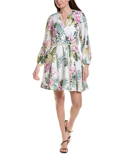 Tommy Bahama Petal Of Luxury Linen Mini Dress In Multi