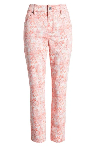 Tommy Bahama Petit Palma High Waist Ankle Pants In Paradise Pink
