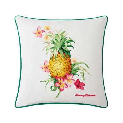 Tommy Bahama Pineapple Botanic Pink Throw Pillow In Multi
