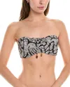 Tommy Bahama Playa Brava Reversible Triangle Bikini Top In Black