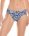 Tommy Bahama Playa Brava Reversible Hipster Bikini Bottom In Blue