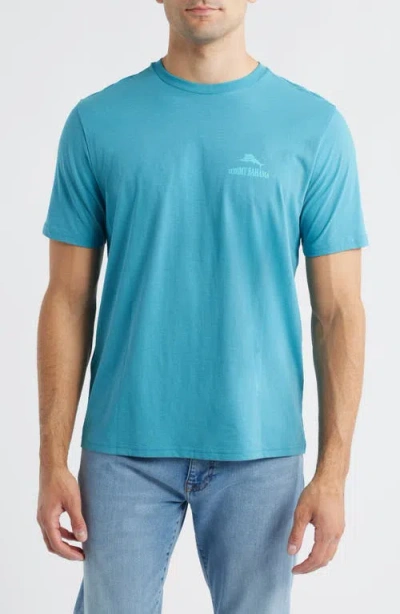 Tommy Bahama Polar Beers Cotton Graphic T-shirt In Blue