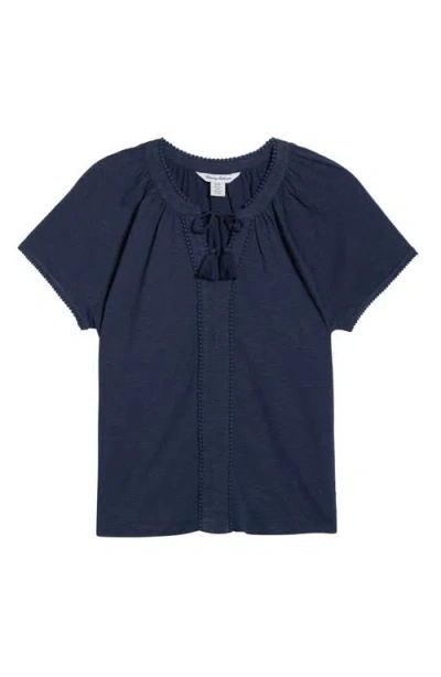 Tommy Bahama Pompom Trim T-shirt In Blue