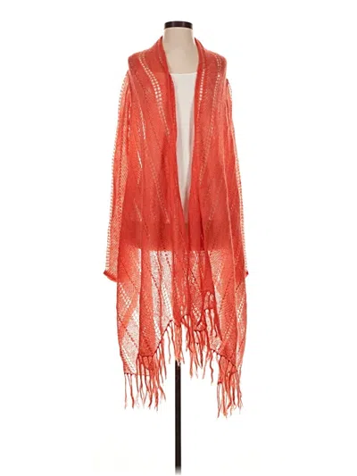 Pre-owned Tommy Bahama Poncho In Orange