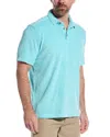 Tommy Bahama Poolside Hibiscus Polo Shirt In Blue