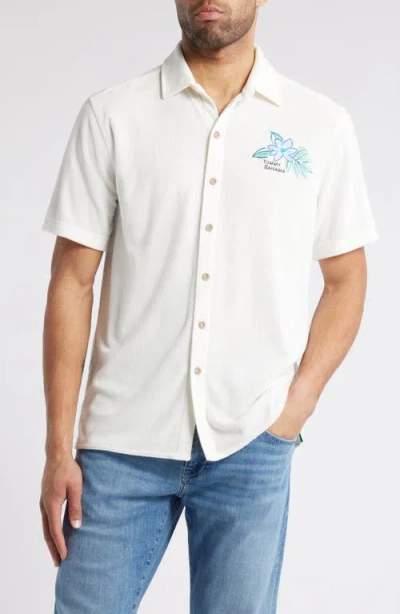 Tommy Bahama Poolside Toucan Terry Cloth Camp Shirt In Continental