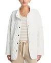 Tommy Bahama Puff Jacquard Barn Coat In White