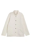Tommy Bahama Puff Jacquard Barn Jacket In White