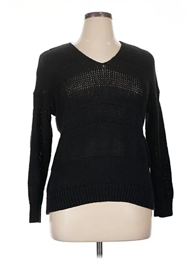 Pre-owned Tommy Bahama Pullover Sweater In Black