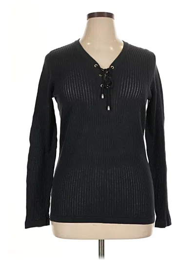 Pre-owned Tommy Bahama Pullover Sweater In Black