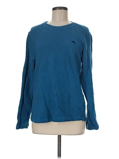 Pre-owned Tommy Bahama Pullover Sweater In Blue
