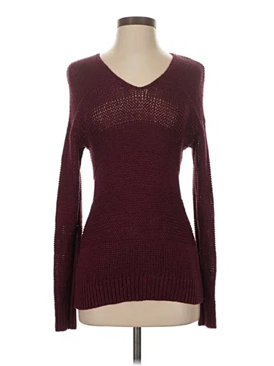 Pre-owned Tommy Bahama Pullover Sweater In Burgundy