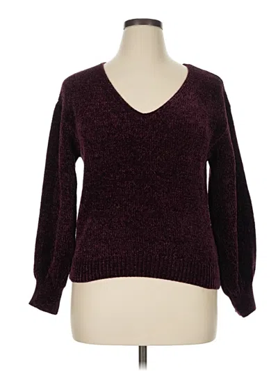 Pre-owned Tommy Bahama Pullover Sweater In Burgundy