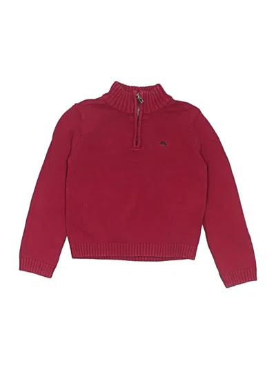Pre-owned Tommy Bahama Kids' Pullover Sweater In Burgundy