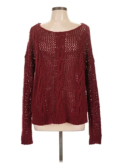 Pre-owned Tommy Bahama Pullover Sweater In Burgundy