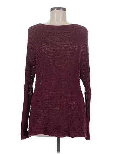 Pre-owned Tommy Bahama Pullover Sweater In Burgundy