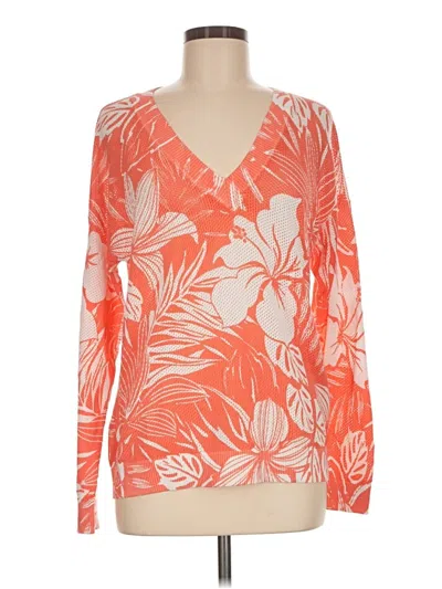 Pre-owned Tommy Bahama Pullover Sweater In Orange