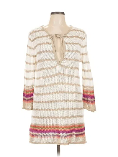 Pre-owned Tommy Bahama Pullover Sweater In White