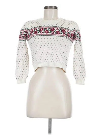 Pre-owned Tommy Bahama Pullover Sweater In White