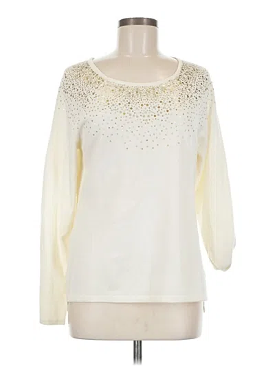 Pre-owned Tommy Bahama Pullover Sweater In White