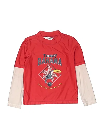 Pre-owned Tommy Bahama Kids' Rash Guard In Red