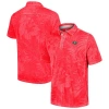 Tommy Bahama Red Georgia Bulldogs Sport Santiago Paradise Polo In Pink