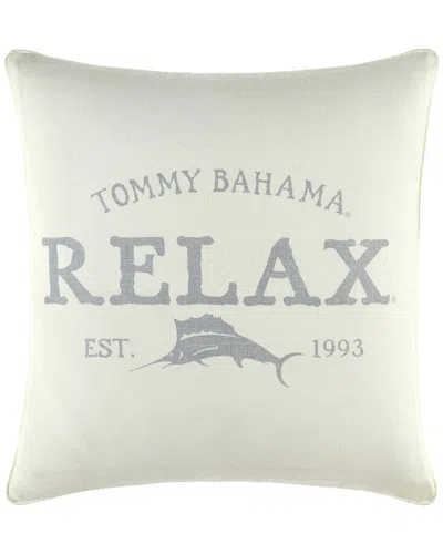 TOMMY BAHAMA TOMMY BAHAMA RELAX GREY THROW PILLOW
