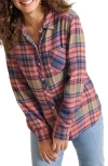 Tommy Bahama Ruby Shores Plaid Shirt In Pink