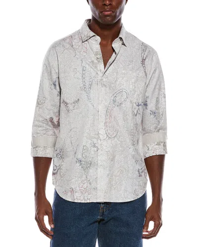 Tommy Bahama Saldana Paisley Silk-blend Shirt In Multi