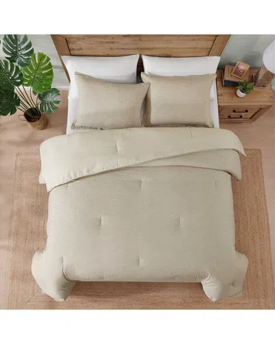 Tommy Bahama San Andreas Texture Cotton Duvet Set In Brown