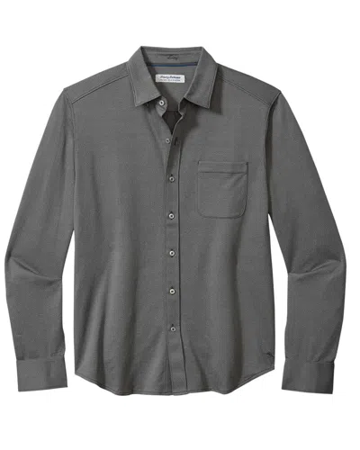 Tommy Bahama San Lucio Diamond Isles Shirt In Gray