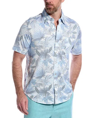 Tommy Bahama San Lucio Falling Fronds Shirt In Blue
