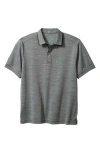 Tommy Bahama San Raphael Islandzone® Performance Half Zip Polo In Washed Black