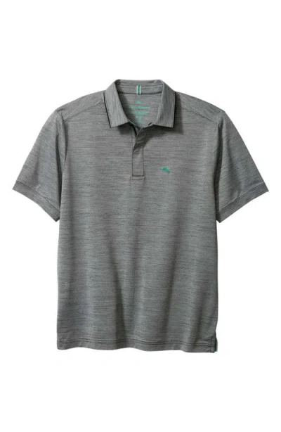 Tommy Bahama San Raphael Islandzone® Performance Half Zip Polo In Washed Black