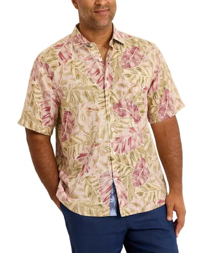 Tommy Bahama Sand Linen-blend Villa Shirt In Neutral