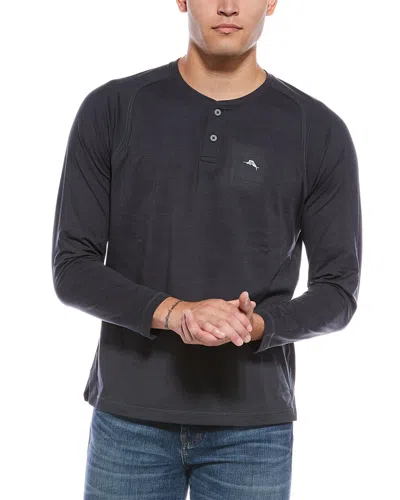 Tommy Bahama Sandrunner Henley In Black