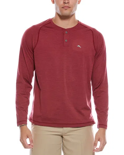 Tommy Bahama Sandrunner Henley In Brown