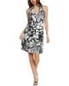Tommy Bahama Sandy Eden Blooms Mini Dress In Black