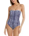 Tommy Bahama Sanibelle Blues Bandeau One-piece