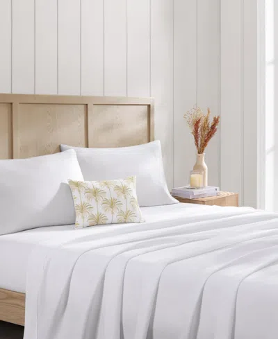 Tommy Bahama Santiago Decorative Pillow, 12" X 16" In White