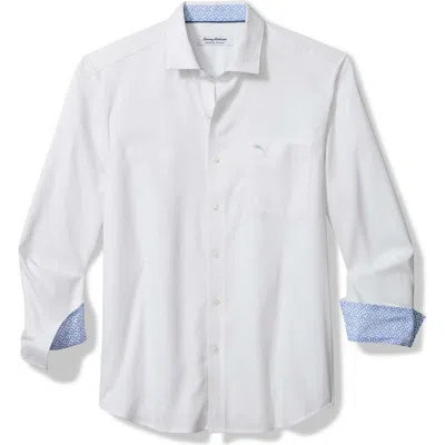 Tommy Bahama Sarasota Stretch Ventura Coast Solid White Islandzone® Button-up Shirt