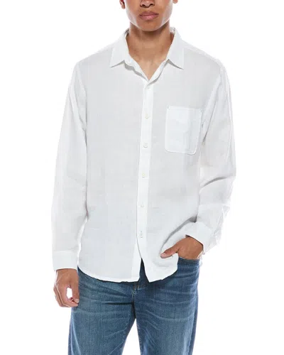 Tommy Bahama Sea Glass Breezer Linen Woven Shirt In White