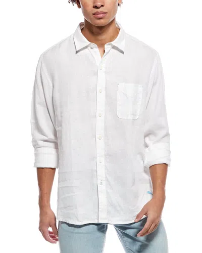 Tommy Bahama Sea Glass Breezer Linen Woven Shirt In White
