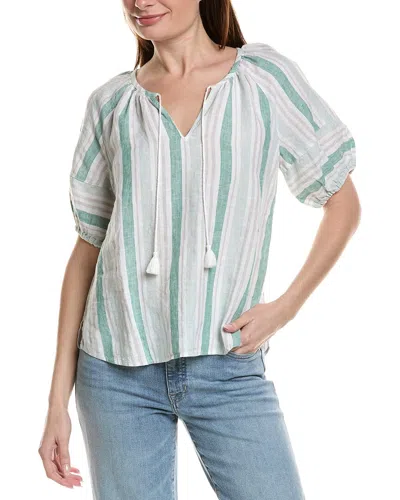 Tommy Bahama Seabright Cove Linen Top In Green
