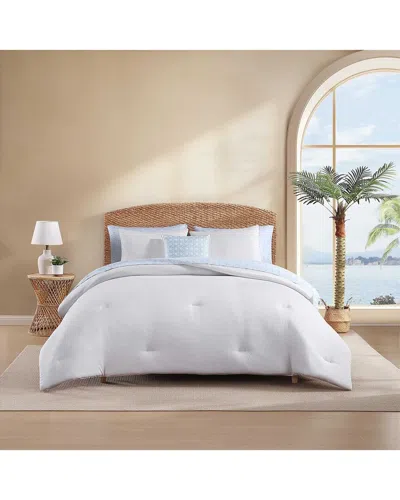 Tommy Bahama Seersucker Solid Comforter Bonus Set