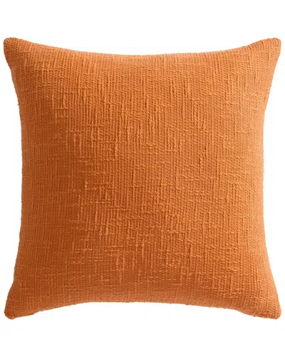 Tommy Bahama Serenity Slub Cotton Decorative Pillow In Orange