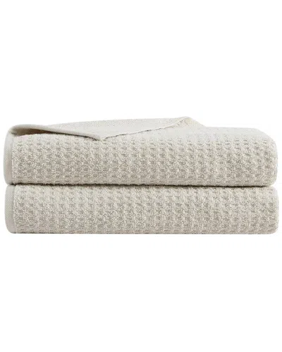 Tommy Bahama Set Of 2 Northern Pacific Terry Bath Towels In Neutral
