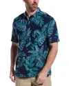 Tommy Bahama Shadows In Paradise Camp Shirt In Blue