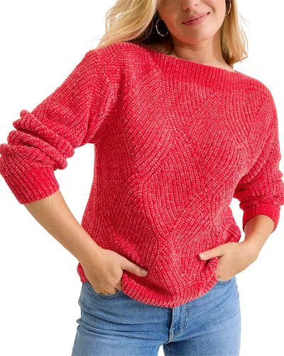 Tommy Bahama Shell St Luna Chenille Sweater In Red