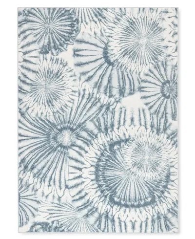 Tommy Bahama Shibori Outdoor 10947 3'11x5'2 Area Rug In Blue Navy